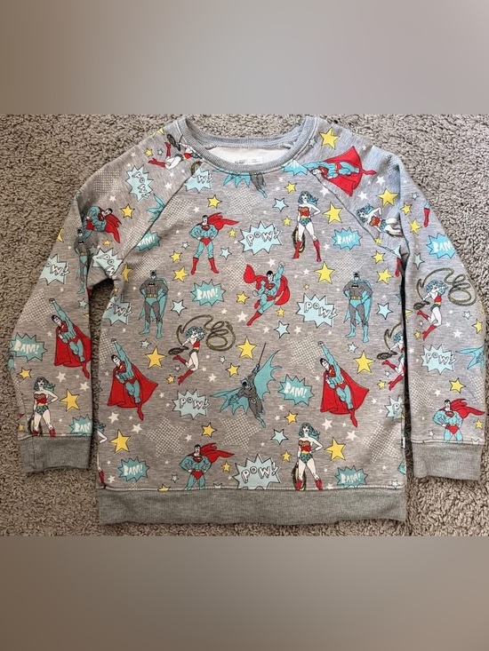 Little Sleepies Other - LAST CHANCE* Little Sleepies DC Justice League Superhero Kids Sweatshirt size 8